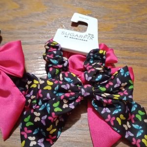 Sugarfix Hair Scrunchies/ Bow 2pk